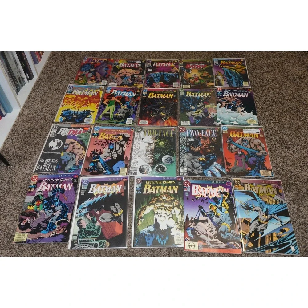 1993 Batman Knightfall #1-19 DC Comics Complete Set High Grade Bane
